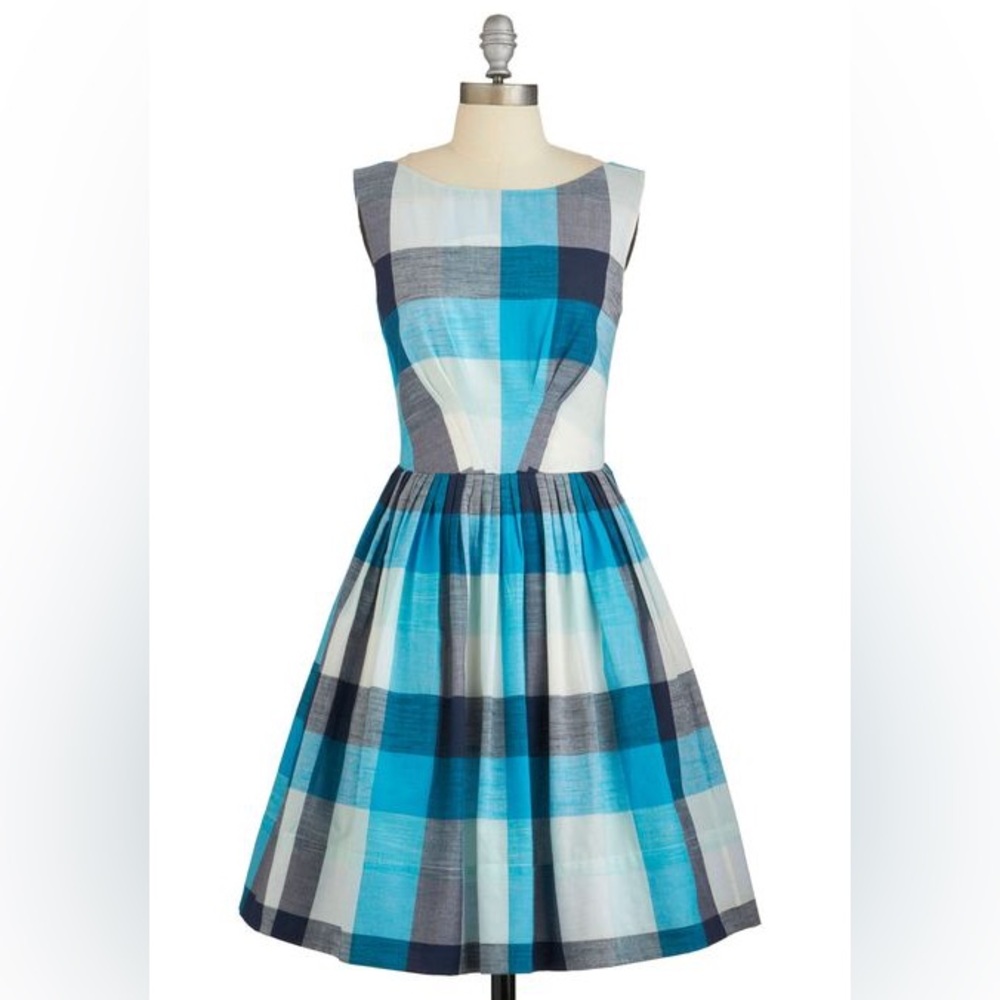 Daytrip Darling Dress in Plaid -from ModCloth